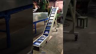 Cleated Belt Conveyors  Incline Conveyor  Conveyor System Custom Conveyor [upl. by Einna]