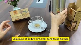 Cốm gừng Tây Trà Đông Trùng Hạ Thảo20gói x 5g  Tăng sức đề kháng hỗ trợ tiêu hóa làm ấm cơ thể [upl. by Aenea388]