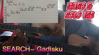 SEARCH  Gadisku Intro amp Solo Tab Versi Akustik solakustik santai [upl. by Meehahs71]