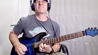 Improvised guitar solo over Loving yous a dirty job by RATT on my 1991 ESP George Lynch Custom [upl. by Inafetse]