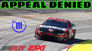 BREAKING NEWS Trackhouse’s Martinsville penalties upheld RCR and 23XI withdraw appeals [upl. by Yona]