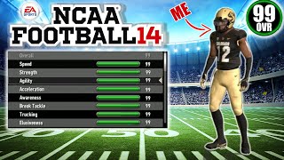 Travis Hunter Plays as HIMSELF in NCAA 14 revamped [upl. by Caia2]