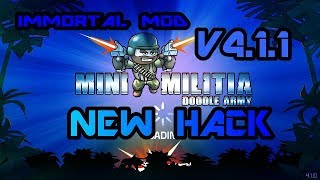 Mini Militia Best MOD Immortal Mod TOGGLE MOD v42 [upl. by Nitin]