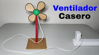 Cómo Hacer un Ventilador de Cartón Casero Muy Fácil [upl. by Pros]