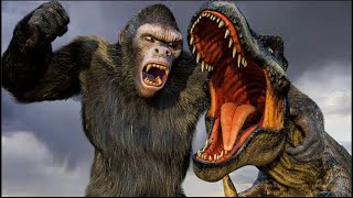 The Best of Dinosaur TRex Attack 2024  Indominus Rex Vs Kong 2  HORROR SHORT FILM  SC GAME DG2T [upl. by Konstanze]