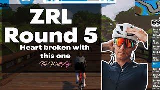 Zwift Race  ZRL 5 Temples and Towers Heartbreaking performance Cat B [upl. by Vena]