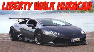 Lexy Roxx driving her Liberty Walk Lamborghini Huracan [upl. by Maggie600]