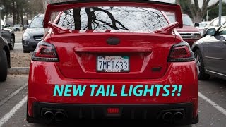 Subispeed TR taillights Black Install Compare to Red Chrome Thoughts [upl. by Cousin333]