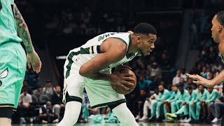 Highlights Giannis Antetokounmpo Drops Triple Double vs Hornets  111624 [upl. by Bronwyn738]