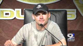 Mark Helfrich Weekly Press Conference 102114 [upl. by Lama]