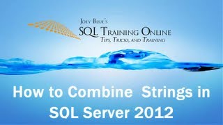 SQL Concat Function in SQL Server  SQL Training Online  Quick Tips Ep48 [upl. by Allesiram]