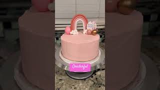 Birthday Cake birthdaycake cake cakedecorating egglesscake dessert sweets [upl. by Dett]