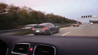 Golf HGP 36 Biturbo 745ps spielt mit dem Porsche Turbo S [upl. by Eceinart]