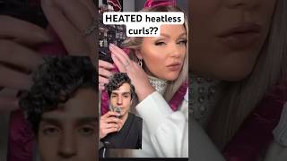 Derm explains if heated heatless curls are a good idea heatlesshair heatlesscurls dermatologist [upl. by Kolnos]