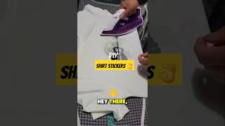 Transform Your TShirts with DIY Stickers in Minutes 🎨👕temu shorts diy [upl. by Gorges352]