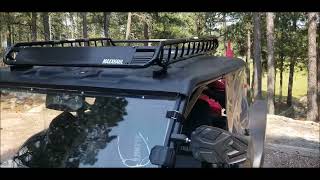 Yamaha YXZ cargo rack mounting brackets by UORP [upl. by Noonan396]