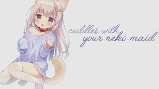 ASMR Cuddles With Your Neko Maid Binaural Soft Sleeping Sounds [upl. by Giamo972]