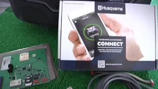 Husqvarna Automower® Inbetriebnahme Connect Modul [upl. by Suivatnom804]