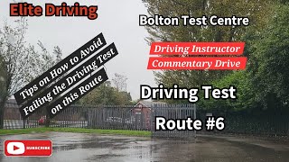 Bolton Driving Test Route Video Driving Instructor Commentary Drive Tips to Pass amp Not Fail Test [upl. by Leunamne]