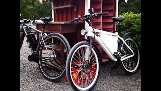 Bafang 8fun mid drive BBS02 750w 48v vs 500w 36v testing top speed with throttle Ebike [upl. by Jennifer]