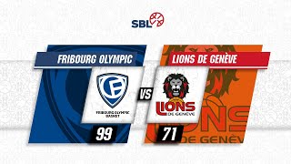 Fribourg Olympic vs Lions de Genève  Game Highlights [upl. by Orecul165]