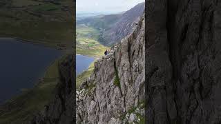 Cneifion arete shortsvideo mountains mountaininspiration climbing hike youtuber hikelife [upl. by Ancalin]