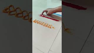 beautiful border rangoli designsरांगोळी shorts ytshorts [upl. by Ithaman186]