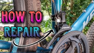 How To Repair Front Gear  Derailleur Adjustment mtb aboutMTB ​ [upl. by Yebloc]