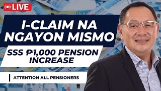 ICLAIM NYO NA SSS ₱1000 PENSION 2ND TRANCHE INCREASE [upl. by Ilarin]