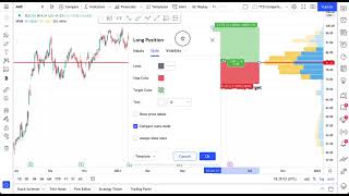 Plan Your Trades With The Long and Short Position Tool Tutorial [upl. by Mariko]