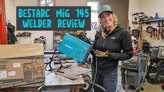 Bestarc Mig 145 Welder Review  Great Beginner Welding Machine [upl. by Gracie628]