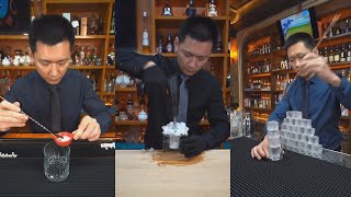 Amazing Bartender Skills  Cocktails Mixing Techniques At Another Level N004 [upl. by Onitnatsnoc]