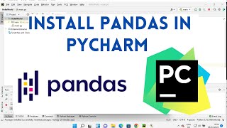 How To Install Pandas in PyCharm [upl. by Molini]