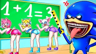 Shin Sonic Tapes becomes a Teacher  Sonic The Hedgehog 3 Animation [upl. by Elleinnod]