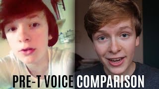 FTM VOICE COMPARISONTIMELINE PRET [upl. by Calandra]