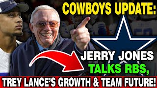 Jerry Jones Discusses Cowboys’ RB Committee Trey Lance’s Growth amp More  Exclusive Insights [upl. by Noynek903]