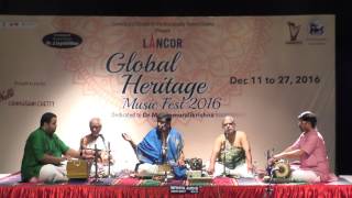 Carnatic Bhajans l Udayalur kalyanaraman amp Party l Global Heritage Music Fest 2016 l Web Streaming [upl. by Afinom]