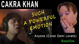 CAKRA KHAN  Anyone   Demi Lovato cover   reaction [upl. by Barty]