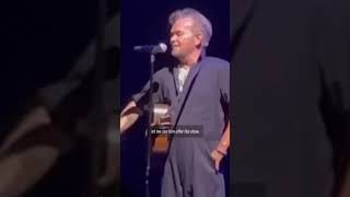 John Cougar Mellencamp walks off stage after crowd heckles over Biden rhetoric johnmellencamp [upl. by Ytsirt]