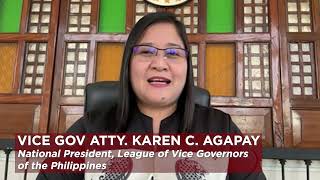 Vice Gov Karen Agapay Graduation Message 2023 [upl. by Etnohs859]