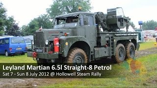 Leyland Martian 6x6 65 litre Straight8 Petrol Military Recovery Vehicle [upl. by Lexi]