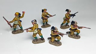 WW2 Italian Infantry Bersaglieri North Africa 172 Scale Conversion and Painting [upl. by Adlih]