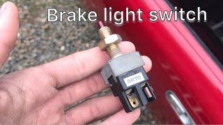 How to change a brake light switch [upl. by Asyen]