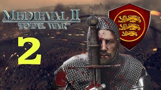 Medieval 2 Total War Campaign 2  England Gameplay [upl. by Anaxor]