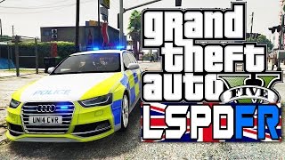 GTA 5 LSPDFR 4  BRITISH PATROL ACTION [upl. by Peppie]