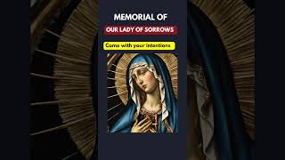 🙏FEAST OF OUR LADY OF SORROWS 2024 Our Lady of Sorrows memorial 2024 [upl. by Ahsayn]