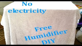 DIY Humidifier  Free and super easy No electricity Off grid [upl. by Butta]