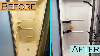 RV Shower Renovation On A Budget [upl. by Tannenwald]