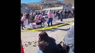 Oatman Arizona 2024 bed race [upl. by Tara]