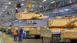 Inside Factory Rebuilding US Army’s Massive M1 Abrams [upl. by Eikcuhc]